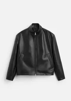Zara ブラックレザージャケット