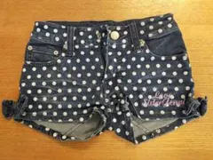 シスタージェニィ150センチ　女児　ジーンズ　短パン