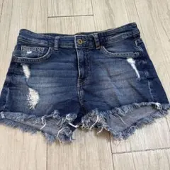 H&M ダメージ加工 ショートパンツ