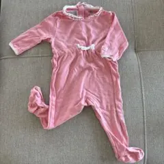ピンク ロンパース