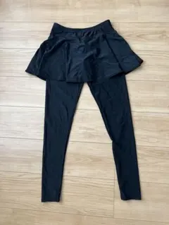 スカート付きレギンス Mサイズ ブラック