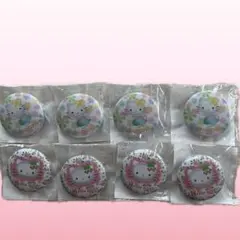 ハローキティ　缶バッジ　8個 花キティ 天使