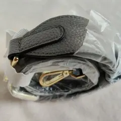 グレー 合成皮革 ショルダーストラップ