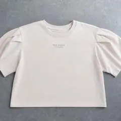 【talbyyumi】しまむら半袖　 パフスリーブ Tシャツ アイボリー M