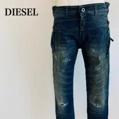 DIESEL BLACKGOLD ジップデザインデニム y2k グランジスタイル