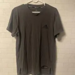 adidas グレー トレーニングシャツ M