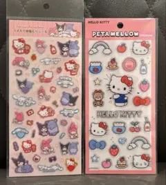 国内正規品 サンリオ シール 2枚セット ぷっくりシール