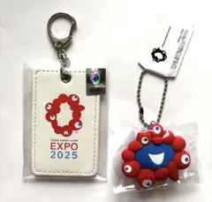 EXPO 2025 PUレザーキーホルダー&ミャクミャク顔チェーンキーホルダー