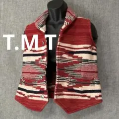 T.M.T ティーエムティー　ネイティブ柄　ウールベスト　ネイティブベスト　Sのサムネイル