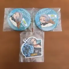 サカモトデイズ 缶バッジ ラバーチャーム ビッくらポン 楽