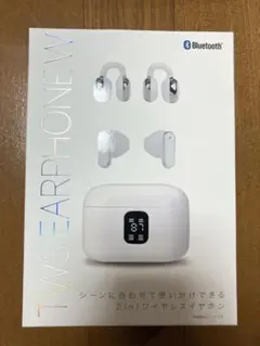 【新品・未開封】2in1 完全ワイヤレスイヤホン TWS EARPHONE Wのサムネイル