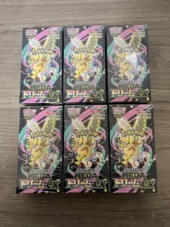 ポケモンカード MEGAドリームex 6BOX 新品未開封シュリンク付き