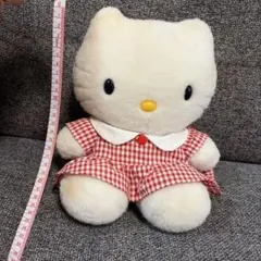 平成レトロ　ハローキティ ぬいぐるみ 約23cm