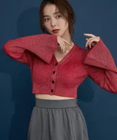 Stylevoice for xxx ニットラメカーデ