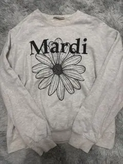 Mardi Mercredi マルディメクルディ トレーナー スウェット グレー