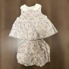 コンビミニ　セットアップ　70-80　花柄