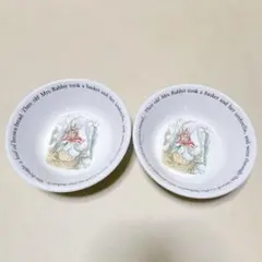 【WEDGWOOD】ウェッジウッド ピーターラビット ボウル2個セット