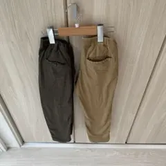 ユニクロ　キッズ　裏フリースパンツ　暖パン　2点　120㎝