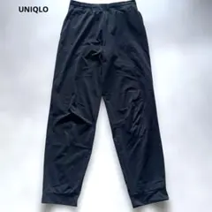 UNIQLO レディース 黒 ストレッチゴムウエストパンツ