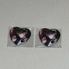 ディアラバ シャ・デモニアック ラメハート缶バッジ 無神ルキ