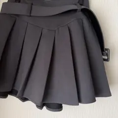 グレイ　プリーツ ミニスカート　スプレイのサムネイル