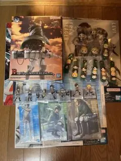 一番くじ 進撃の巨人 〜獣の巨人は俺が仕留める B賞 リヴァイ 下位賞セット