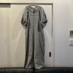 F by Ross:エフ バイ ロッソ パフスリーブ ロングワンピのサムネイル