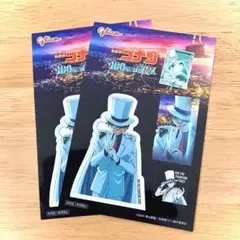 怪盗キッド グリコオリジナル ステッカー 100万ドルの五稜郭 名探偵コナン