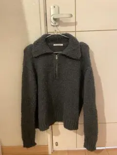 BEAUTY&YOUTH ダークグレー ニットセーター