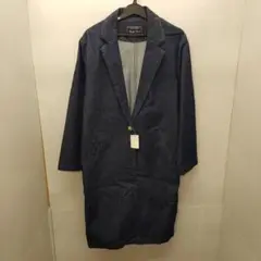 新品タグ付き　デニムチェスターコートLサイズ
