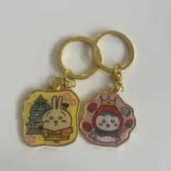 ちいかわ　ご当地キーホルダー　うさぎ　ハチワレ