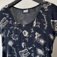 90年代ヴィンテージ DKNY チュニック 猫・パリ アニエスベー アルベロベロ