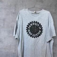 【DELTA】SAWDUST IS MAN Tシャツ グレー　2XL 古着　海外
