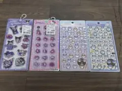 ちいかわ　クロミ　キティ　ボンボンドロップ　おはじきスパンコールパーティーシール