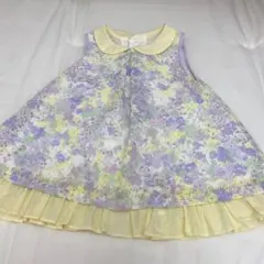 センスオブワンダー　花柄　レーストップス　タンクトップ　ラベンダー　110のサムネイル