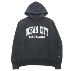 CHAMPION リバースウィーブ プルオーバーパーカー XL グレー コットン