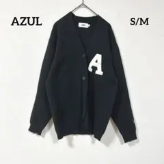 AZUL ディズニー AJUGAコラボ ロゴニットカーディガン S/Mのサムネイル