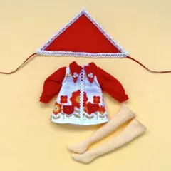 レトロリカちゃん　アウトフィット　レトロフラワーワンピース