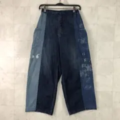 デニムダンガリー Denim Switching Design Pantsのサムネイル