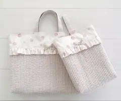 入園入学 ヌビ レッスンバッグ 上履き入れ