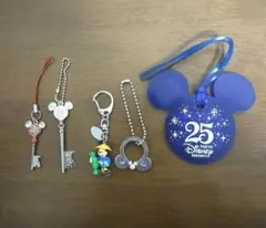 ディズニーキーホルダー　5点セット