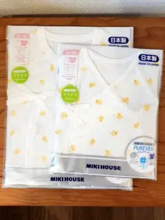 MIKI HOUSE　肌着セット(短肌着・コンビ肌着)
