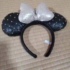 ★試着のみ★ミニーマウス カチューシャ 黒