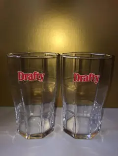 サッポロビール　ドラフティ　ビールグラス2個セット