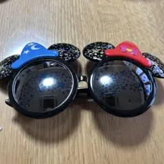 ミッキー＆ミニーサングラス 星飾り付き