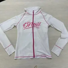 ラッシュガード　オニール　ホワイト　ピンク