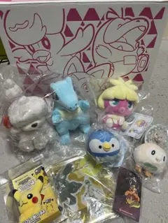 ポケモンセンター　グッズ8点セット　初夢ピカピカBOX入り　おまけ付き