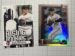 2025 topps update series マシューズ2枚セット