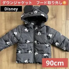 ディズニー　ミッキー　中綿　ダウンジャケット　ベビー　上着　90センチ
