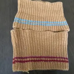 ハンドメイドうーる100%リブ編みニット 2枚セット